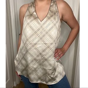 White House Black Market White Blouse Size XL